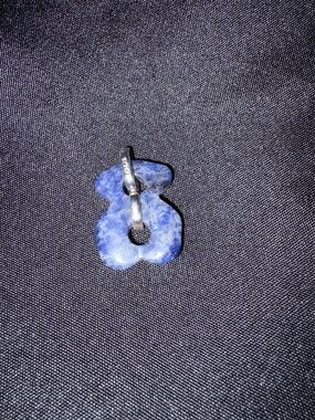 Lapis lazuli Tous bear pendant